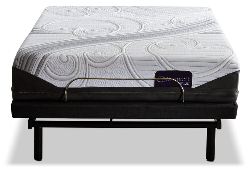 Serta iComfort® EFX3D Ermano Twin XL Mattress with Motion Essentials® 3 Adjustable Base