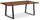 Bowery Dining Table, Sheesham Wood, Metal, Trapizoid Base, 80