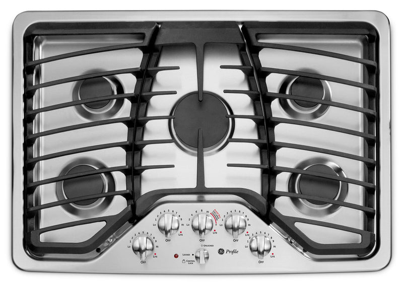 GE 30\" Deep-Recessed Gas Cooktop – PGP953SETSS