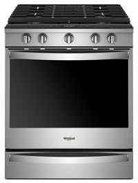 Whirlpool 5.8 Cu. Ft. Smart Gas Range with Air Fry and AquaLift® - Fingerprint Resistant Stainless S… 