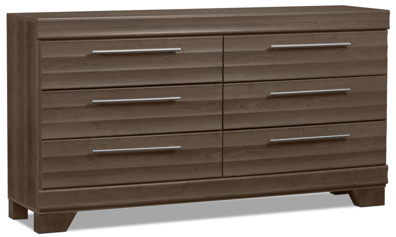 Olivia 6-Piece Full Storage Bedroom Package with 2 Nightstands – Grey