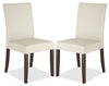 Atwood Faux Leather Dining Chair, Set of 2 - Cream
